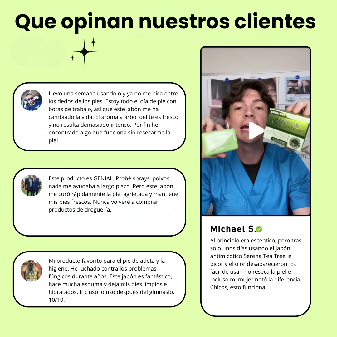 Serena® Jabón eliminador de hongos